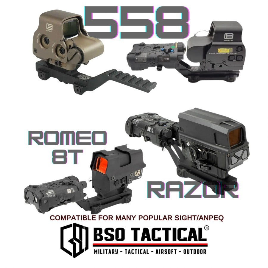 GBRS Hydra Style Low Mount Picatinny for Holosight Anpeq Full Metal