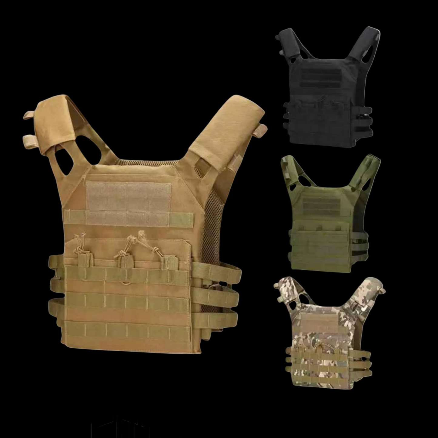 Rompi Olahraga JPC ACM Tactical Molle Vest Body Protection Lighweight Outdoor Gym Fitness Hyrox Outdoor Sport