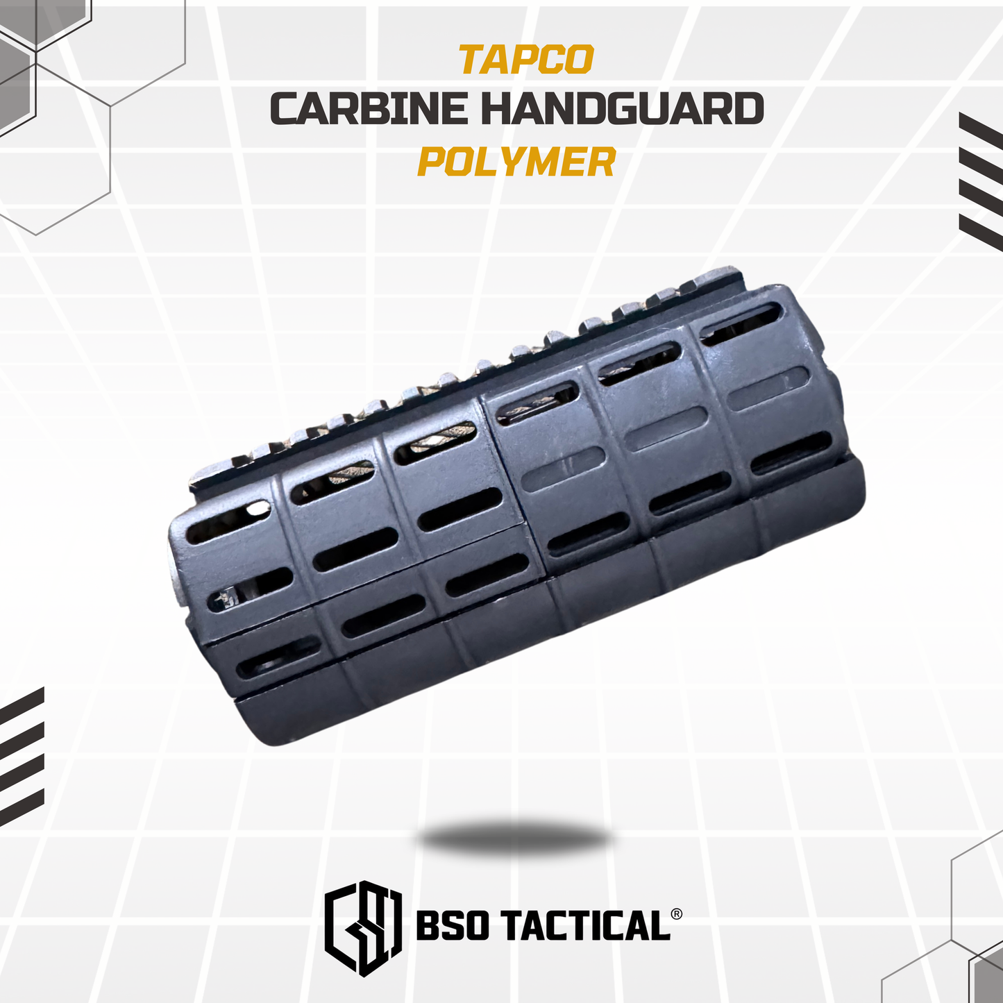 RIS Tapco Intrafuse Carbine AR Handguard Picatinny Rails Polymer
