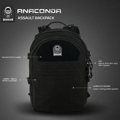 Tas Ransel Tactical Durhaim Anaconda Backpack Multifungsi Outdoor EDC Bag ORIGINAL