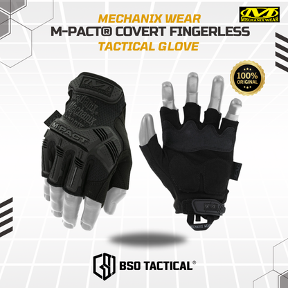 Sarung Tangan Mechanix Wear M-PACT COVERT Fingerles Tactical Outdoor Glove - ORIGINAL