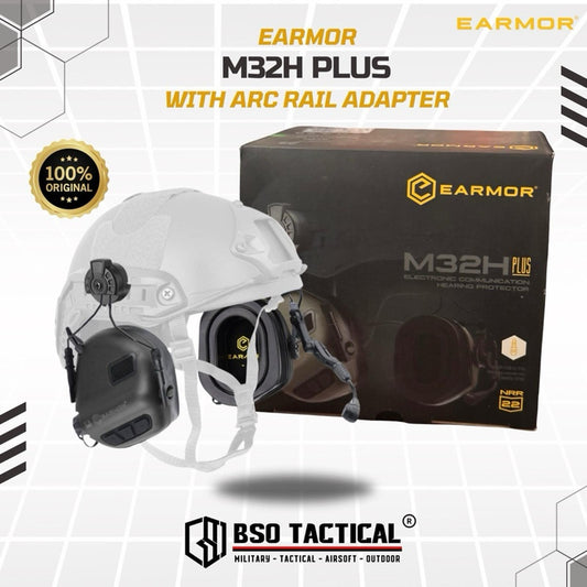 Earmor M32H Plus Headset ARC Rail Adapter Electronic Communication Hearing Protector ORIGINAL Earphone
