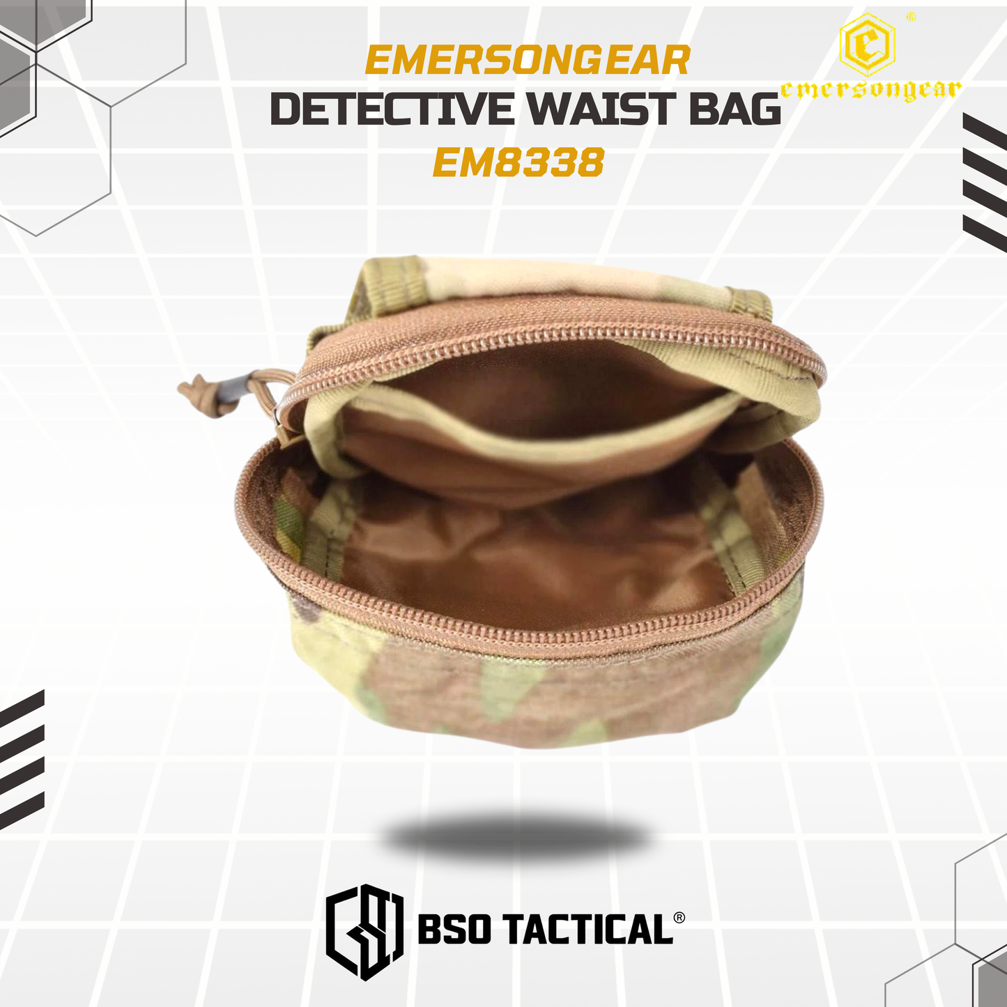 Emerson Gear Tactical Detective Waist Bag Multifunction Pouch EDC Molle Original EM8338