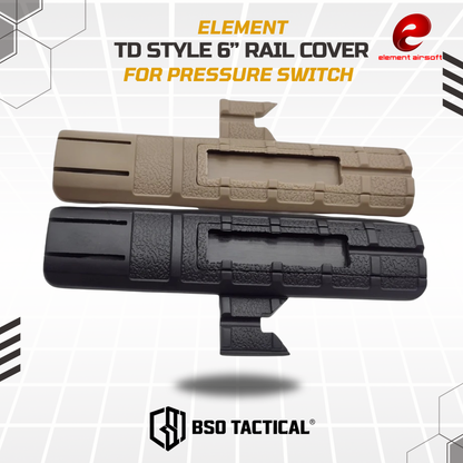 Element TD Style Battle Grip 6” with Pocket Pressure Switch Polymer