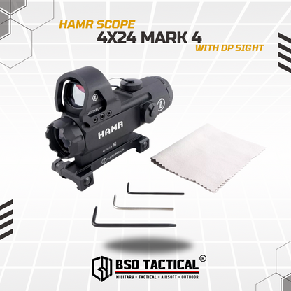 Leupold 4x24 HAMR Magnifier Combo DP Pro Red Dot Scope Sight Tactical Scope Picatinny - Reps