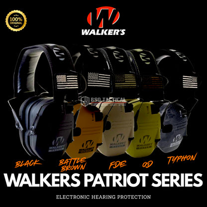 Walkers Razor Patriot Series Tactical Hearing Protection - ORIGINAL