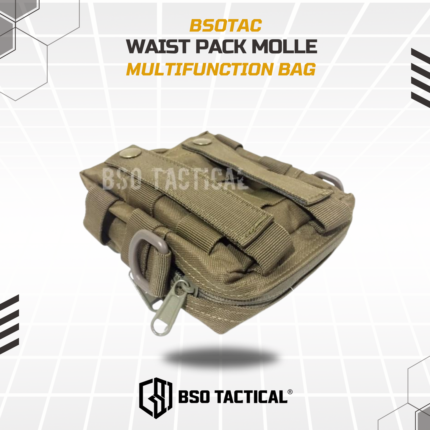 Tas Selempang Mini Organizer Pouch Molle Tactical Bag Multifungsi - TS228