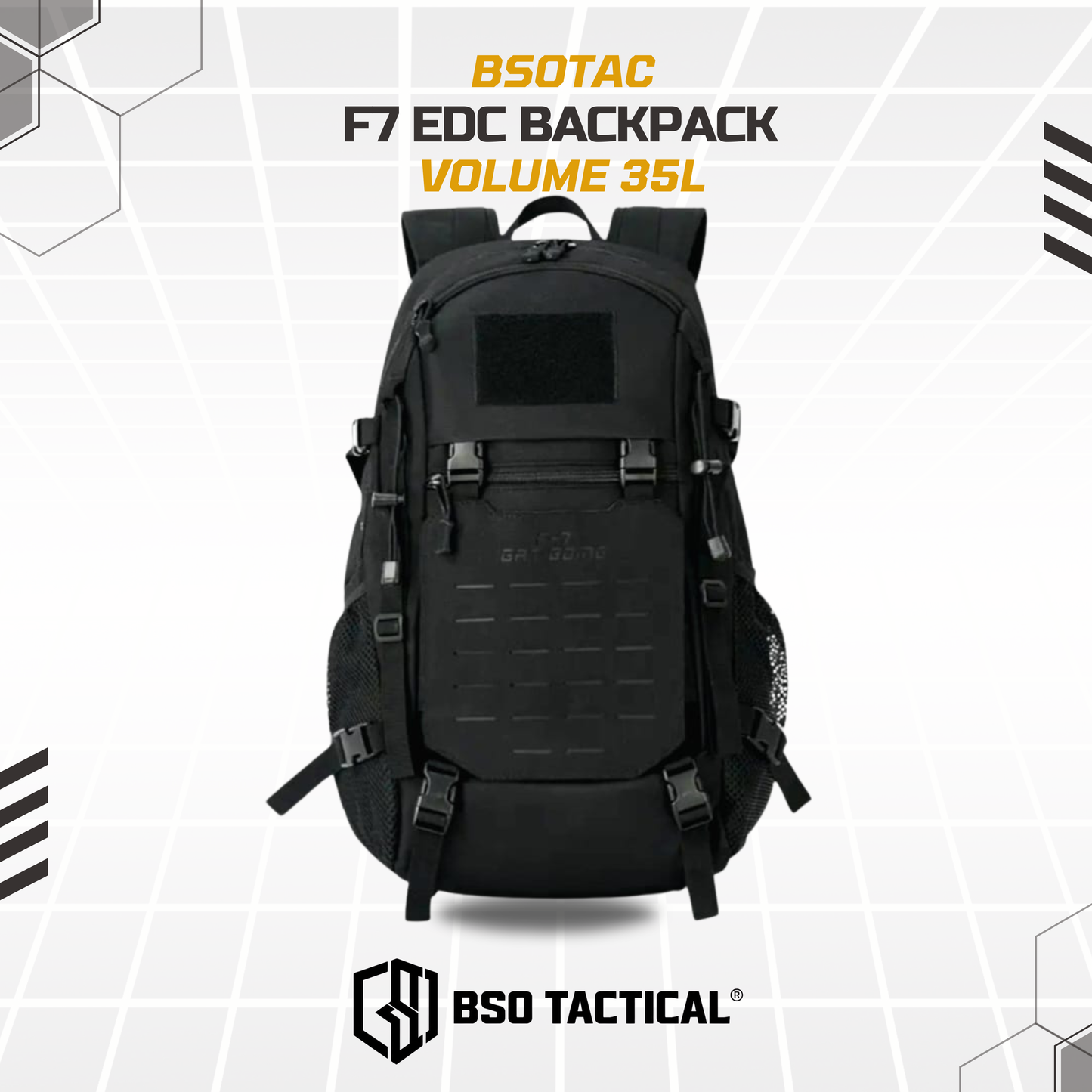 Tas Ransel Rucksack F7 EDC Outdoor Backpack Camping Hiking Bag 35L