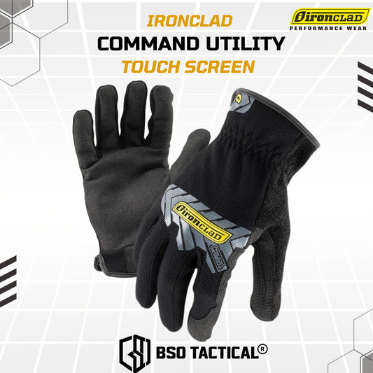 Ironclad Utility Touch Command Glove Touch Screen ( IEX MUG & IEX-PUG )