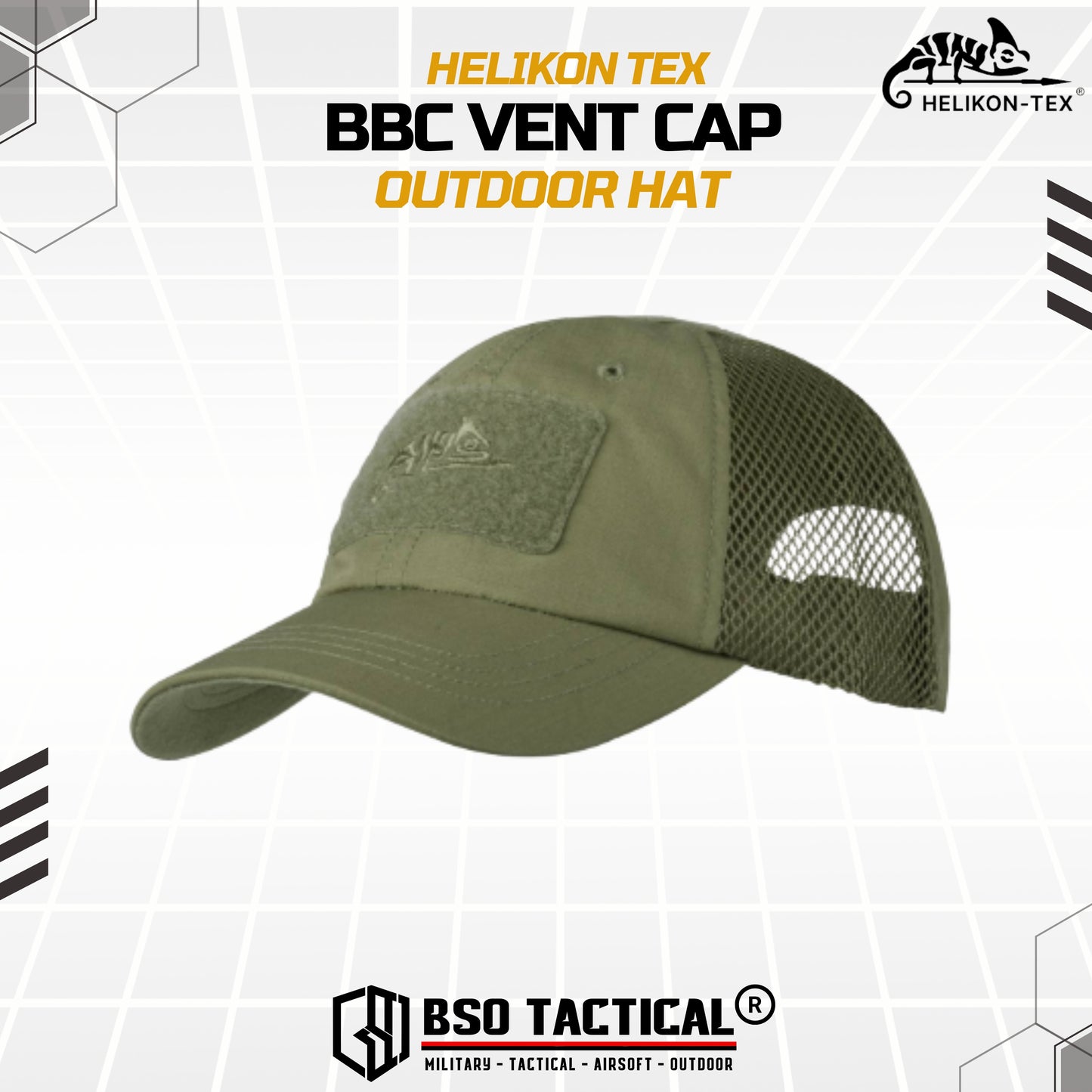 Topi Helikon Tex BBC Vent Cap Outdoor Hat Adjustable