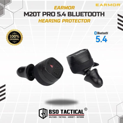 Earmor M20T PRO 5.4 Bluetooth Electronic Earplugs Hearing Protection ORIGINAL Earbuds Earphone Wireless Green Tws Headset