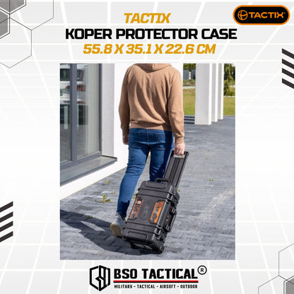 Koper Tactix Outdoor Protector Case Multifungsi Waterproof Big Size Trolley
