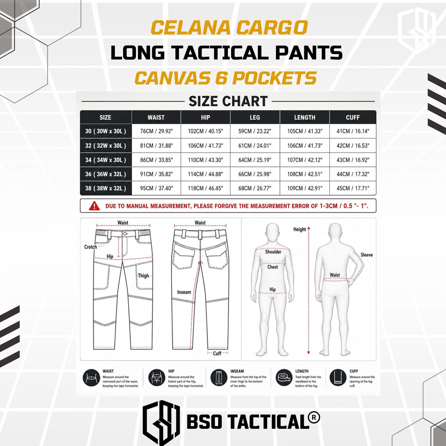 Celana Outdoor Cargo Long Tactical Pants Canvas 6 Pockets Casual Loose Pria Panjang Army