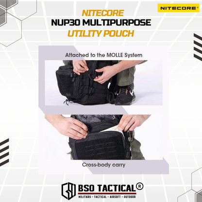 Tas Selempang Nitecore NUP30 Multipurpose Utility Pouch Bag EDC