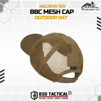 Topi Helikon Tex BBC Mesh Cap Polyster Outdoor Hat Adjustable Baseball ORIGINAL
