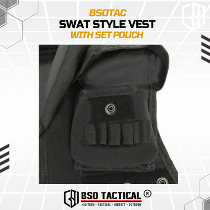 Rompi Olahraga Multifungsi Outdoor Vest Cosplay Full Set Pouch Gym Running Hyrox Outdoor Sports