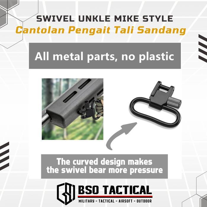Swivel Unkle Mike Style Cantolan Pengait Tali Sandang Sling