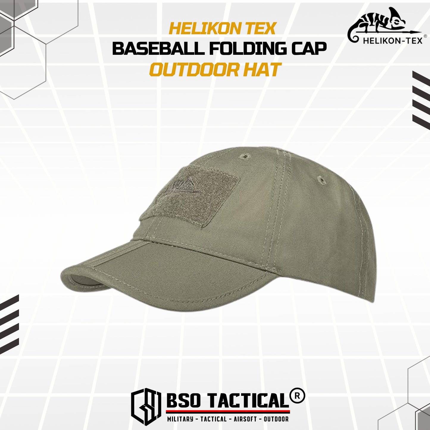 Topi Helikon Tex Baseball Folding Cap Military Tactical Outdoor Hat