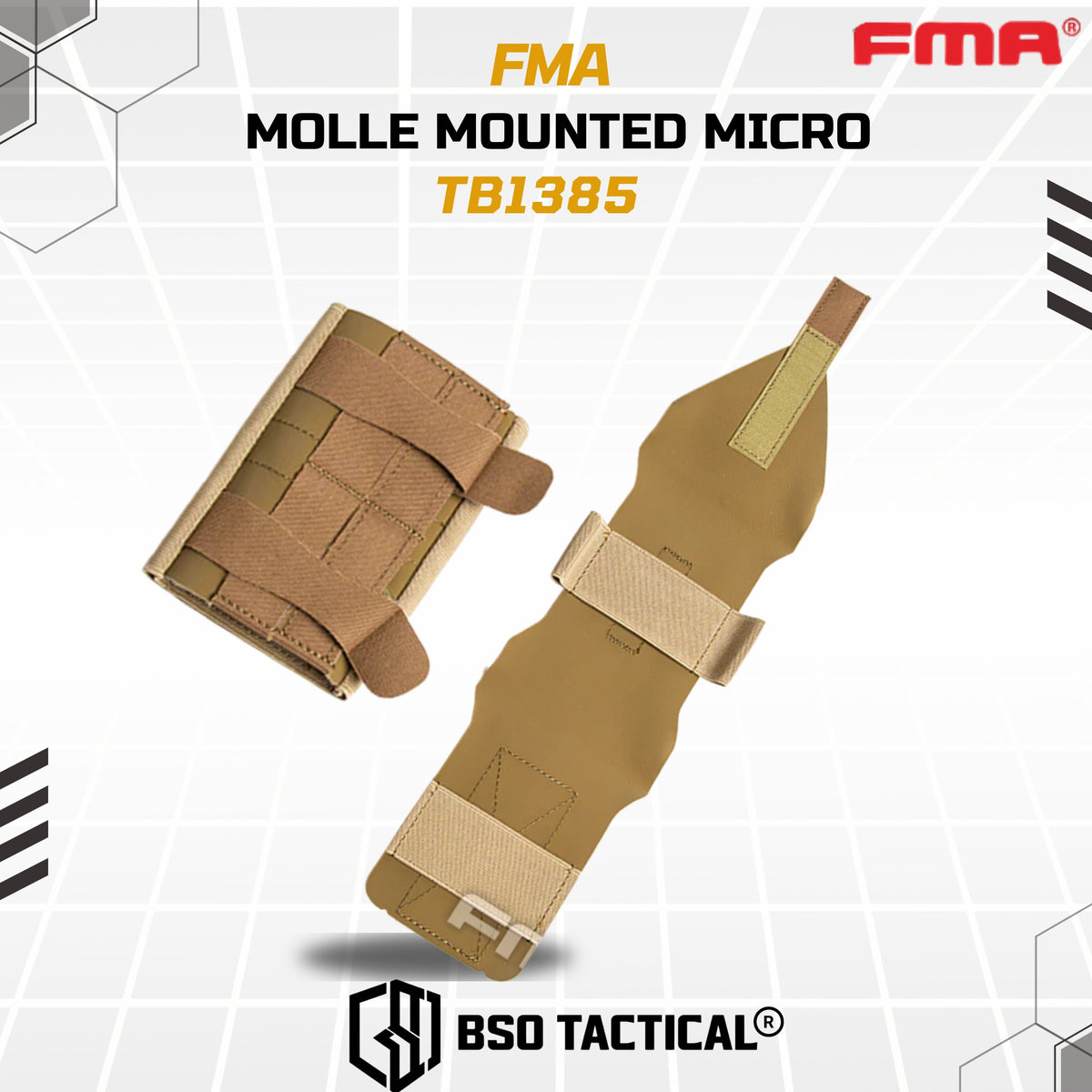 FMA Tactical Medic Micro Trauma Kit Pouch Molle Outdoor Medical Pouch - TB1385