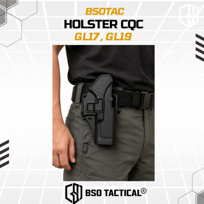 Holster Tactical GL 17 19 CQC Waist Paddle Belt Loop GBB GBBR