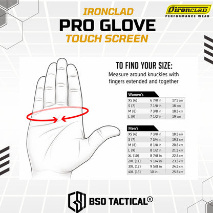 Sarung Tangan Ironclad Pro Glove Touch Screen (IEX-MPG)
