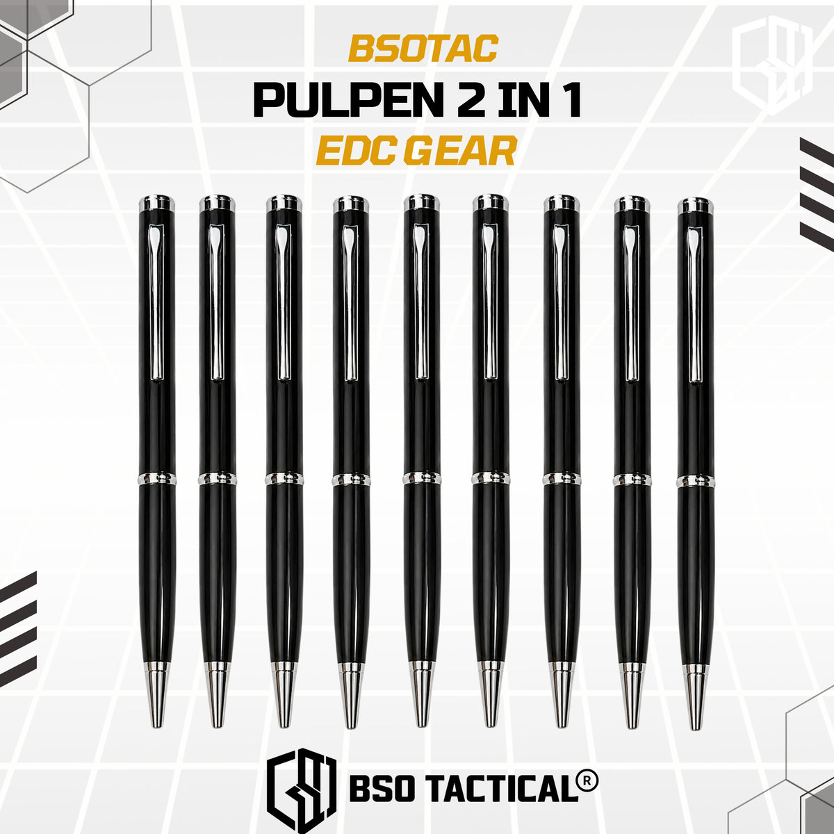 Pulpen Tactical 2 In 1 Pen Hidden Knives EDC Every Day Carry Outdoor Camping