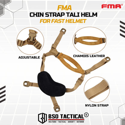 FMA Tactical Chin Strap Tali Helm Tactical Fast Helmet