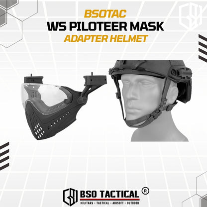 WoSport Piloteer Mask Adapted Fast Helmet