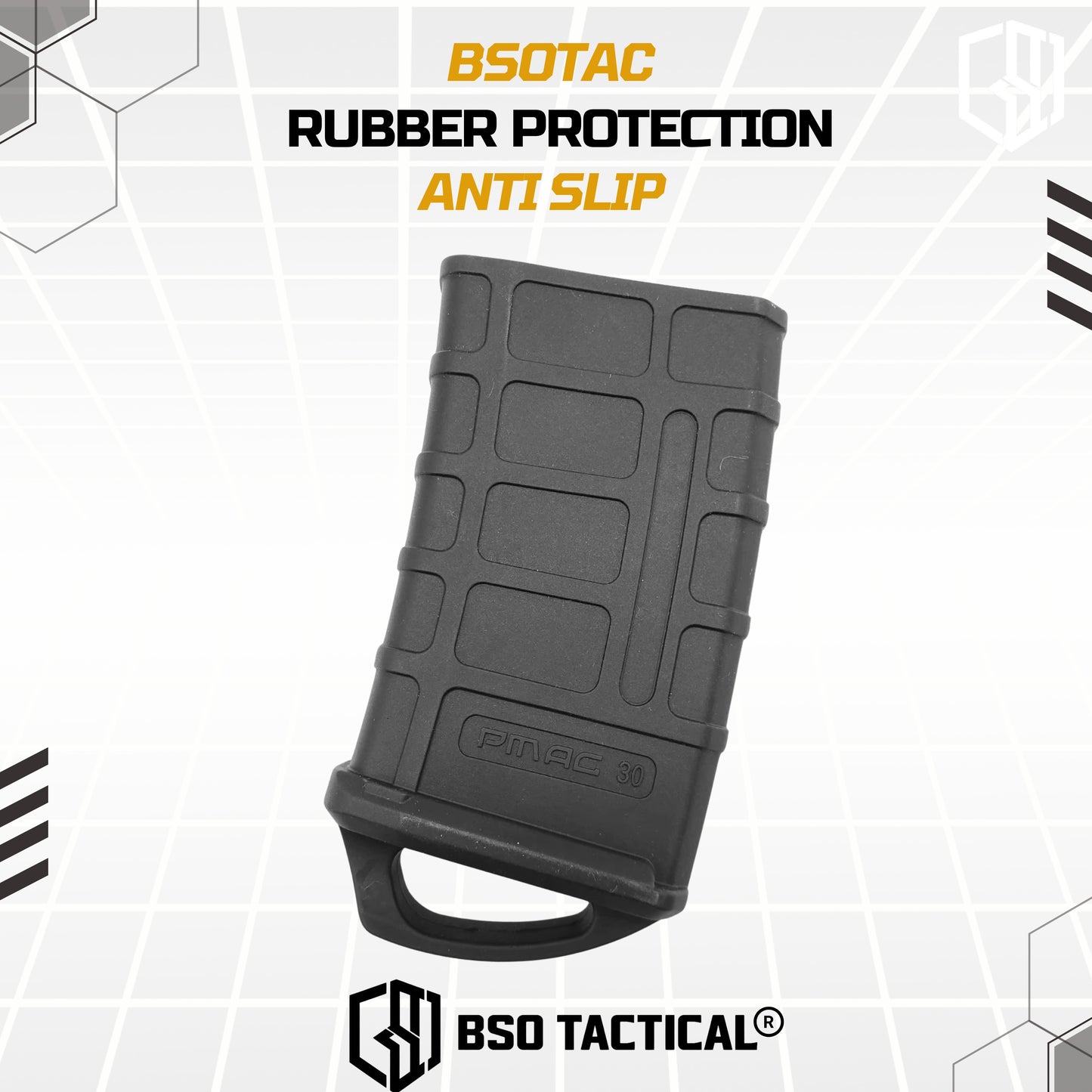 Rubber Magazine PMG Style Anti Slip Cover Mag Protection