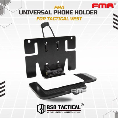 FMA Tactical Vest Phone Holder for Vest Rompi Molle Universal Smartphone