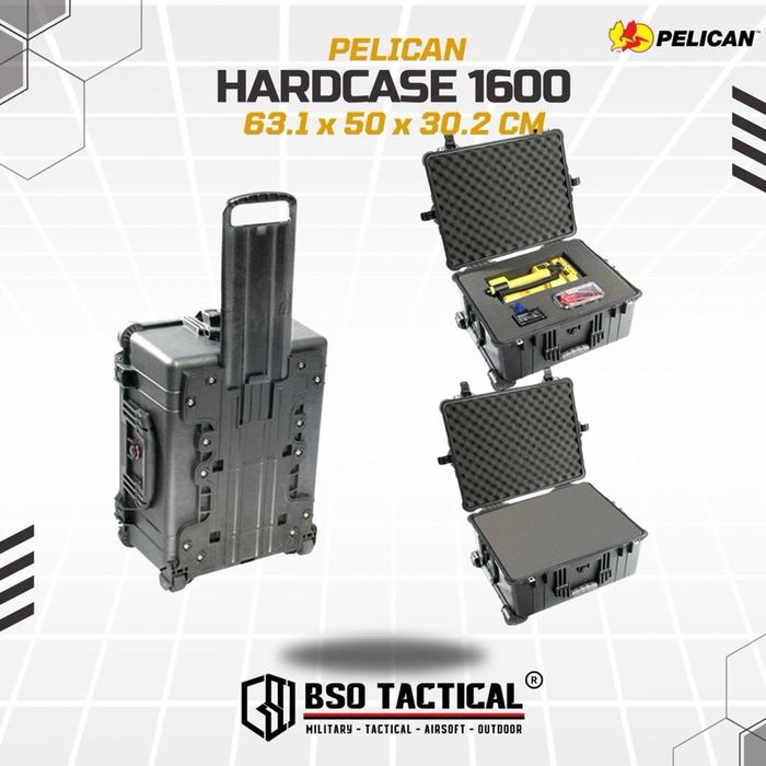 Koper Pelican 1610 Hardcase Protector Multifungsi Case Trolley Foam Precut ORIGINAL