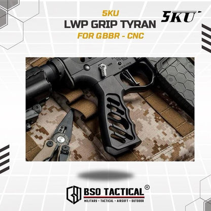 5KU Grip GBBR M4 Skeleton CNC Tyran Design Full Metal Anodized