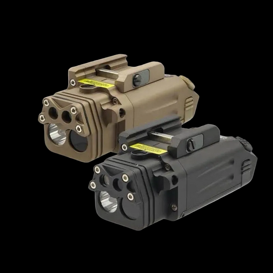Senter Tactical DBAL PL LED Flashlight Strobo IR Red Laser Full Metal