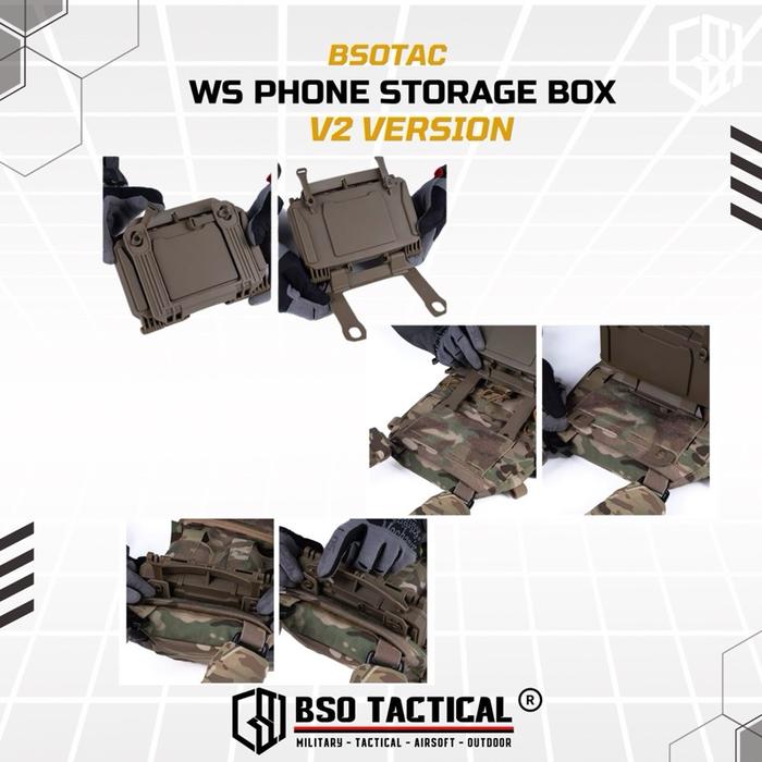 Tactical Phone Case Universal V2 Navigator Board Molle for Vest Plate Carrier