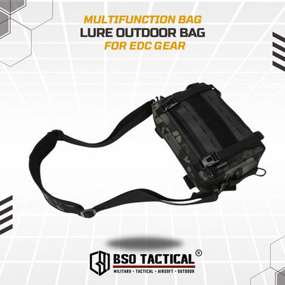 Lure Tactical Outdoor Multifungsi Bag EDC Fishing Cycling Camping Bag