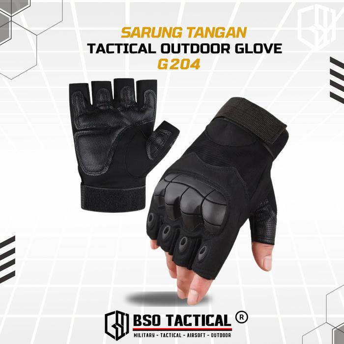 Sarung Tangan Tactical G3 Fingerless Outdoor Glove G204