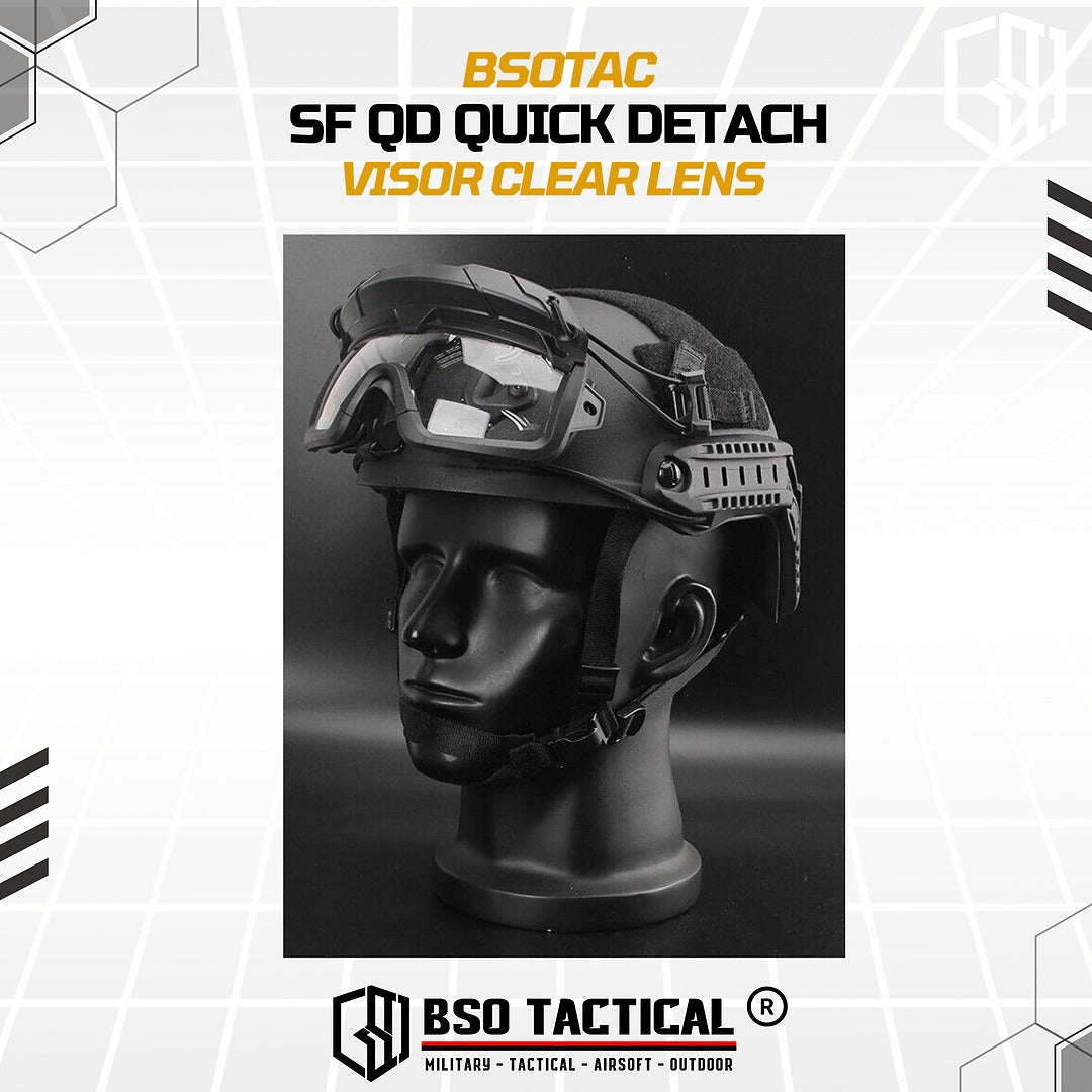 SF QD Quick Detach Tactical Goggle Gentex Ops Core Style
