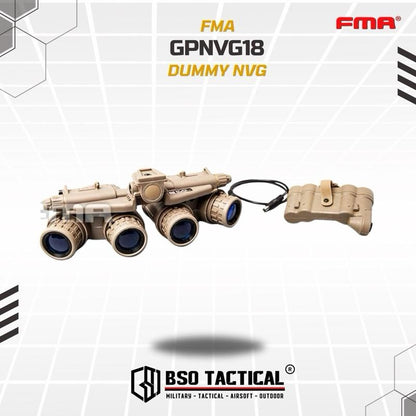 FMA GPNVG18-BNVS Dummy NVG Upgraded Version Seals Devgru Style