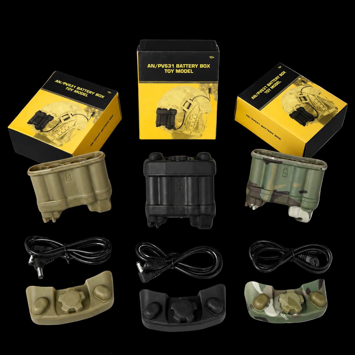 Pemberat Helm Tactical Dummy Battery Case Box AN/PVS31 Style - No Function