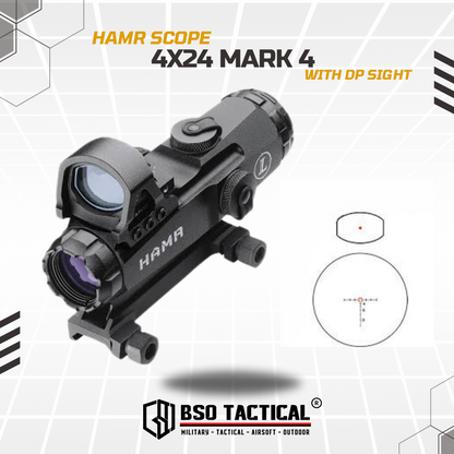 Leupold 4x24 HAMR Magnifier Combo DP Pro Red Dot Scope Sight Tactical Scope Picatinny - Reps