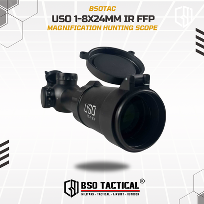 USO Tactical Hunting Scope Buntung TS 1-8x24mm IR FFP Magnification