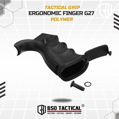 Tactical Hand Grip G27 Style Polymer Ergonomic Handle Handgrip GBBR