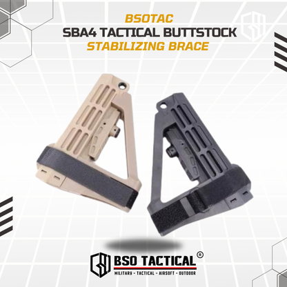 Popor Tactical SBA4 Stabilizing Brace Buttstock AEG WGG Airsoft