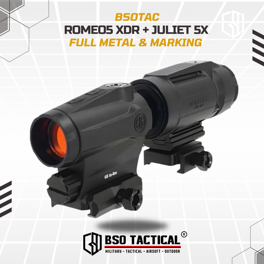 SIG Romeo 5 XDR With Magnifier Juliet 5X Tactical Sight
