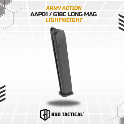 Action Army Long Mag 50rds Lightweight AAP01 G Series Mainan GBB Toys Sport