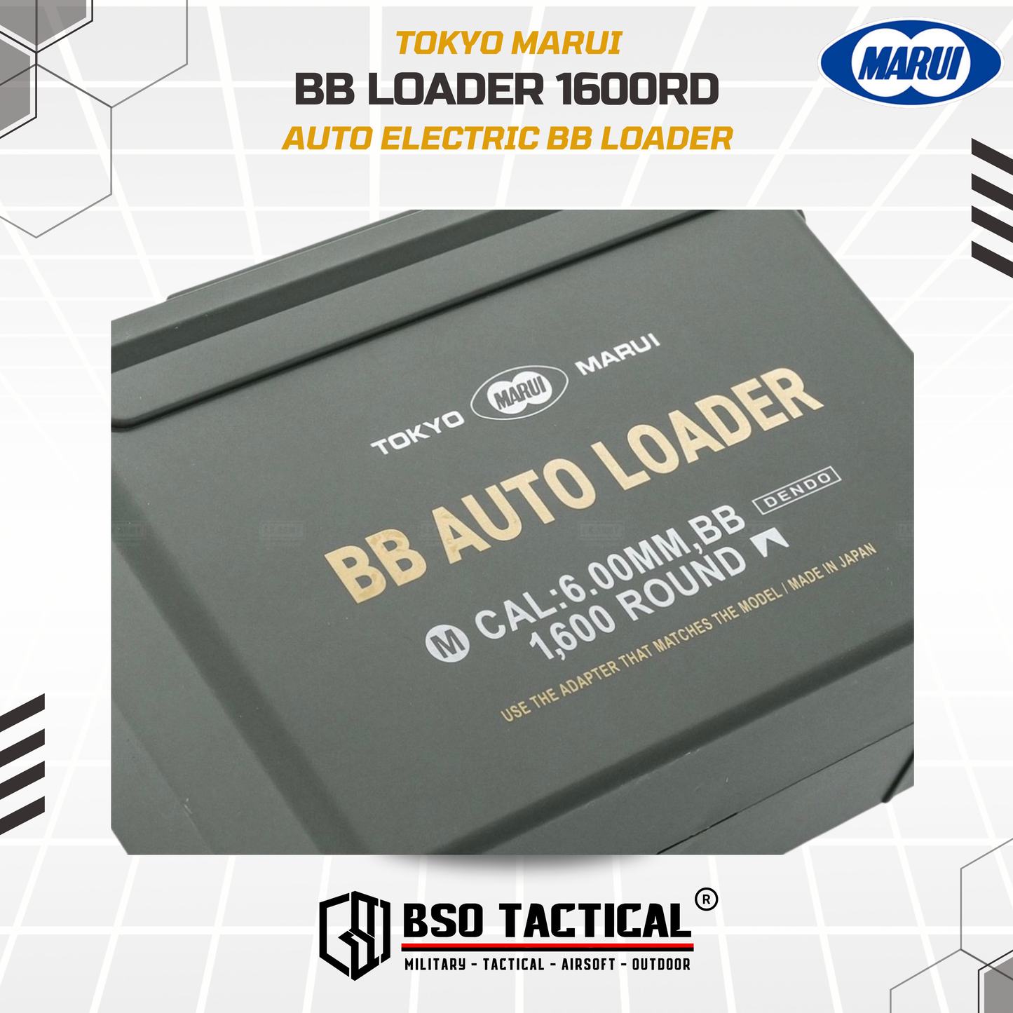 TM Auto Electric BB Loader 6mm 1600rd for Quick Easy Reloading AEG GBB GBBR