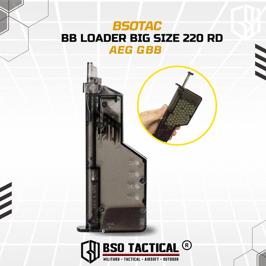 BB Loader Big Size 220 Rd BB 6mm Quick Reload Mag AEG GBB