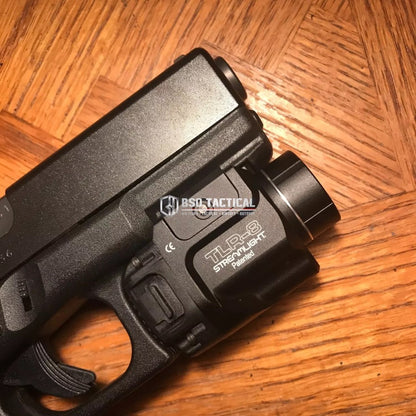 Senter Tactical TLR8 LED Light Combo with Red Laser Picatinny Rail White Flashlight Black