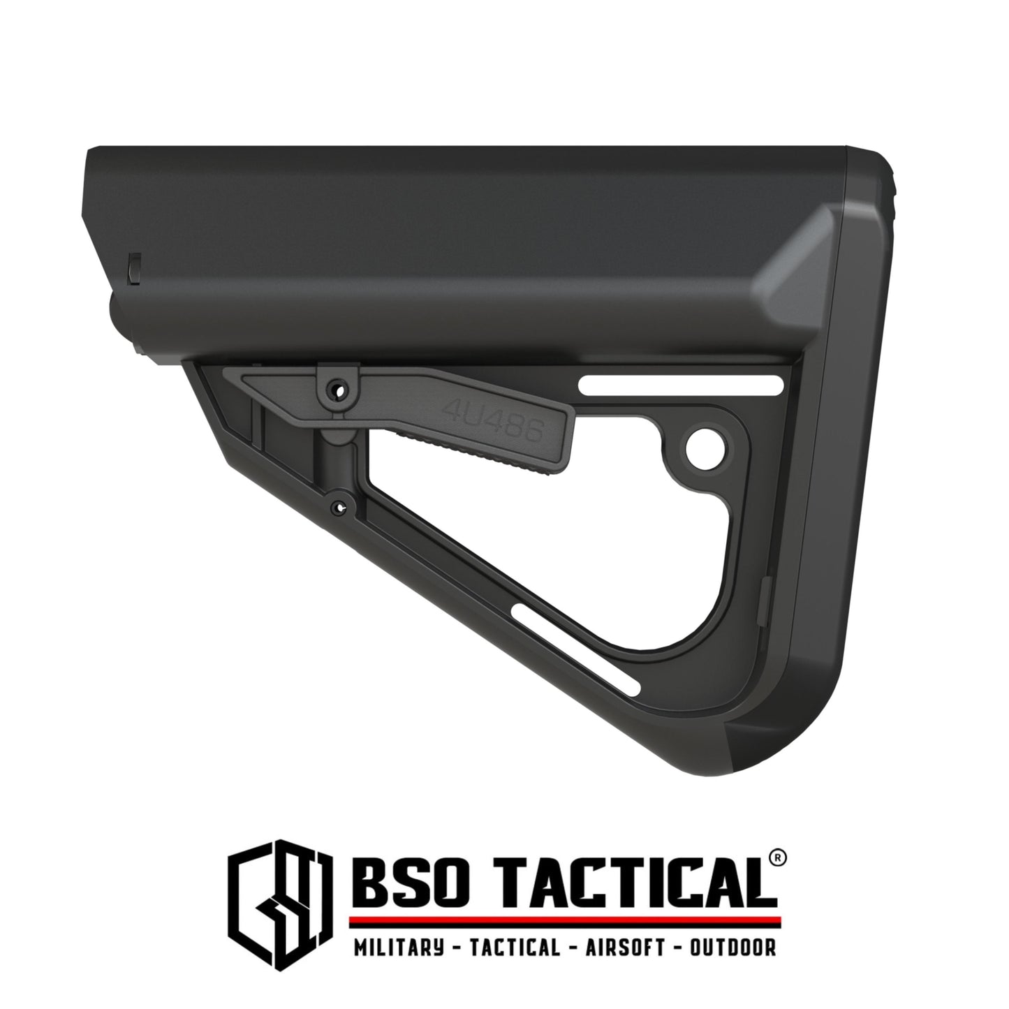 Popor Tactical Ergo CQB Plastic Buttstock for AEG with QD Sling Mount