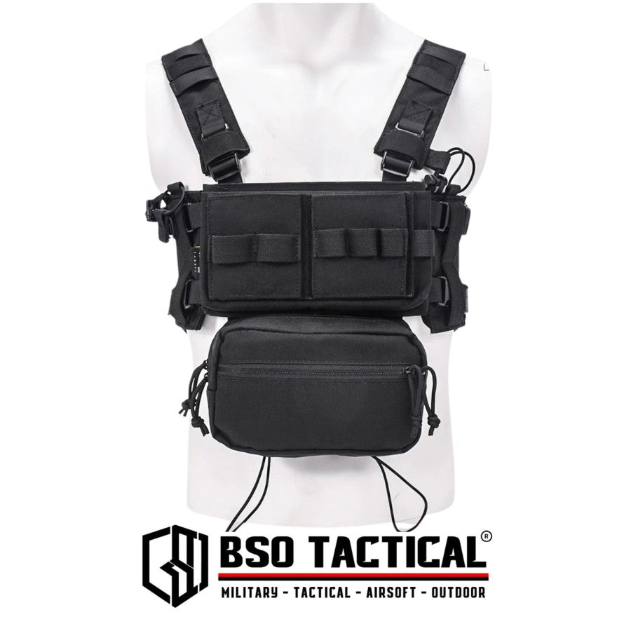 Chestrig Tactical MFC Micro Fight Classic Chest Rig Multifungsi Storage MG Pouch Outdoor Sport